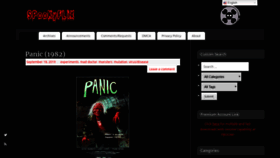 What Spookyflix.com website looked like in 2019 (4 years ago)