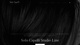 What Solocapelli.com website looked like in 2019 (4 years ago)