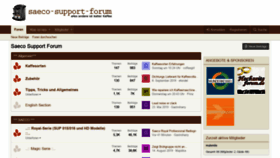 What Saeco-support-forum.de website looked like in 2019 (4 years ago)