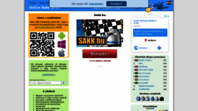 What Sakk.hu website looked like in 2019 (5 years ago)