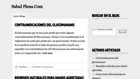 What Saludplena.com website looked like in 2019 (4 years ago)