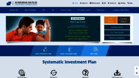 What Sundarammutual.com website looked like in 2019 (4 years ago)