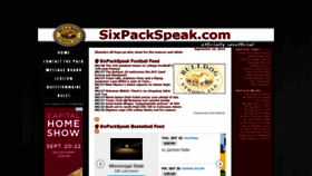 What Sixpackspeak.com website looked like in 2019 (4 years ago)
