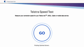 What Speedtest.telstra.com website looked like in 2019 (4 years ago)