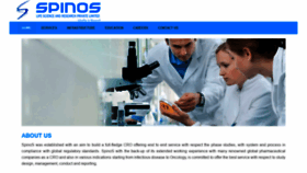 What Spinoslifescience.com website looked like in 2019 (4 years ago)