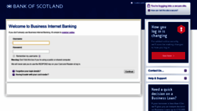 What Secure-business.bankofscotland.co.uk website looked like in 2019 (4 years ago)