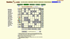What Sudoku9x9.com website looked like in 2019 (4 years ago)