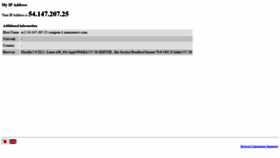 What Show-ip-addr.com website looked like in 2019 (5 years ago)