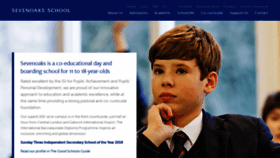 What Sevenoaksschool.org website looked like in 2019 (4 years ago)