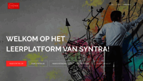 What Syntra-cloud.be website looked like in 2019 (4 years ago)