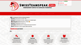 What Swissteamspeak.com website looked like in 2019 (4 years ago)