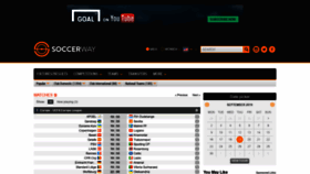 What Soccerway.mobi website looked like in 2019 (4 years ago)