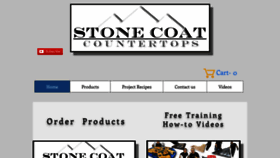 What Stonecoatcountertops.com website looked like in 2019 (4 years ago)