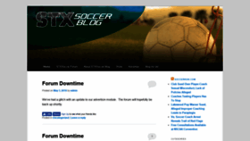 What Stxsoccer.com website looked like in 2019 (4 years ago)