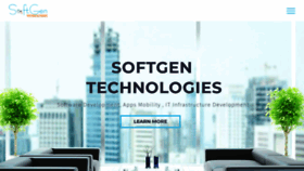 What Softgentech.com website looked like in 2019 (4 years ago)