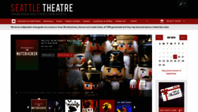 What Seattle-theatre.com website looked like in 2019 (4 years ago)