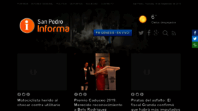 What Sanpedroinforma.com.ar website looked like in 2019 (5 years ago)