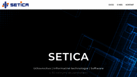 What Setica.sk website looked like in 2019 (4 years ago)