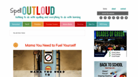 What Spelloutloud.com website looked like in 2019 (4 years ago)
