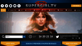 What Supergirl.tv website looked like in 2019 (4 years ago)