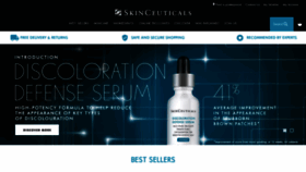 What Skinceuticals.co.uk website looked like in 2019 (4 years ago)