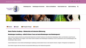 What Swiss-fashion-academy.ch website looked like in 2019 (4 years ago)