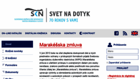What Skn.sk website looked like in 2019 (4 years ago)