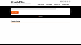 What Streamhdfilms.com website looked like in 2019 (4 years ago)