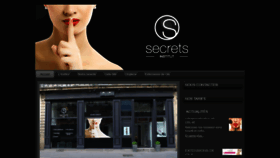 What Secrets-institut.fr website looked like in 2019 (6 years ago)