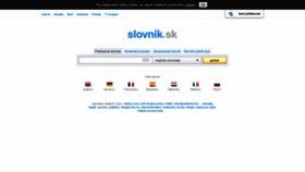 What Slovnik.azet.sk website looked like in 2019 (4 years ago)