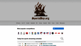 What Sportsbay.org website looked like in 2019 (4 years ago)