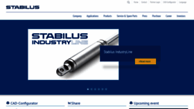 What Stabilus.com website looked like in 2019 (4 years ago)