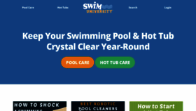 What Swimuniversity.com website looked like in 2019 (4 years ago)