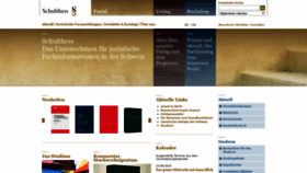 What Schulthess.com website looked like in 2019 (5 years ago)