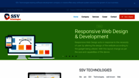 What Ssvtechnologies.in website looked like in 2019 (4 years ago)