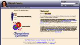 What Sherylcanter.com website looked like in 2019 (4 years ago)
