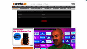 What Sportal.de website looked like in 2019 (4 years ago)