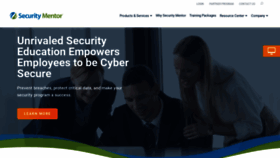 What Securitymentor.com website looked like in 2019 (4 years ago)