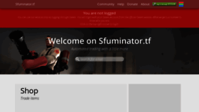 What Sfuminator.tf website looked like in 2019 (4 years ago)