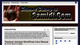 What Samidi.com website looked like in 2011 (12 years ago)