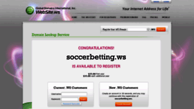 What Soccerbetting.ws website looked like in 2019 (4 years ago)