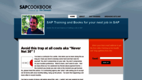 What Sapcookbook.com website looked like in 2019 (5 years ago)