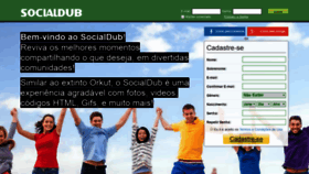 What Socialdub.com website looked like in 2019 (4 years ago)