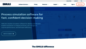 What Simul8.com website looked like in 2019 (4 years ago)