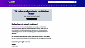 What Straatwoordenboek.nl website looked like in 2019 (4 years ago)
