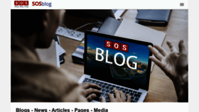 What Sosblog.com website looked like in 2019 (4 years ago)