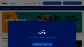 What Sescpr.com.br website looked like in 2019 (4 years ago)