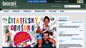 What Skolskyportal.sk website looked like in 2019 (4 years ago)