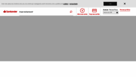 What Santander.com.br website looked like in 2019 (4 years ago)