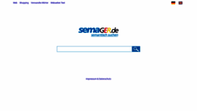 What Semager.de website looked like in 2019 (4 years ago)